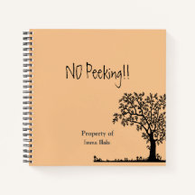 Livre d'esquisse spirale personnalisé de 8,5 po x