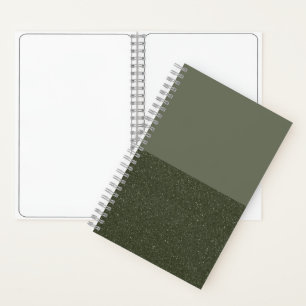 Livre d'esquisses Moss Green personnalisable - Fra