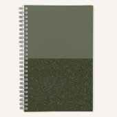Livre d'esquisses Moss Green personnalisable - Fra (Recto)