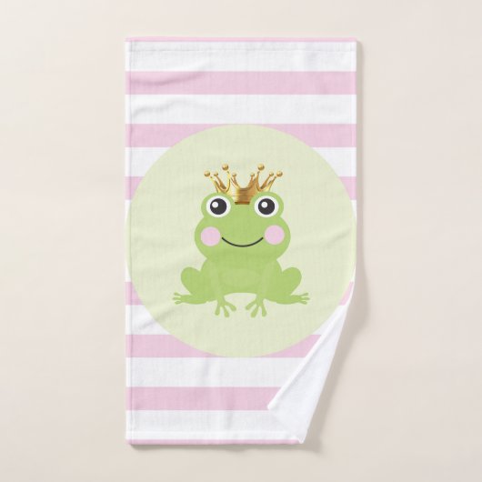 Livre d'histoire Conte de fées Grenouille Prince P (Serviette à main)