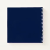 Livre d'hôte anniversaire marine bleu blanc nom ph (Dos)