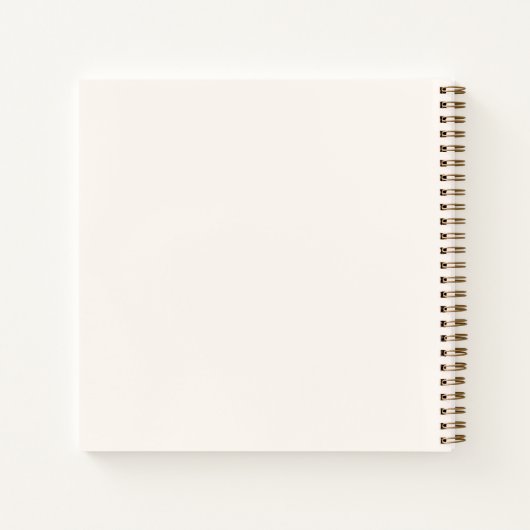 Livre d'hôte Baptême blush crème arc rose (Dos)