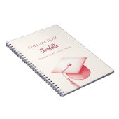 Livre d'hôte blush rose beige crème fête de gradua (Côté Droit)
