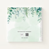 Livre d'hôte mariage eucalyptus greenerenergee m.  (Dos)