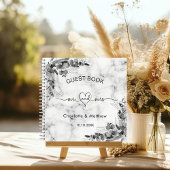 Livre d'hôte mariage marbre eucalyptus m. mrs