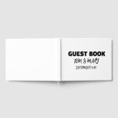 Livre d'hôte MARIAGE RETRO STYLISH WHITE (Complet)