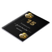 Livre d'hôte Quinceanera empreinte de léopard or n (Côté gauche)