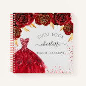Livre d'hôte Sweet 16 robe de parties scintillant (Devant)