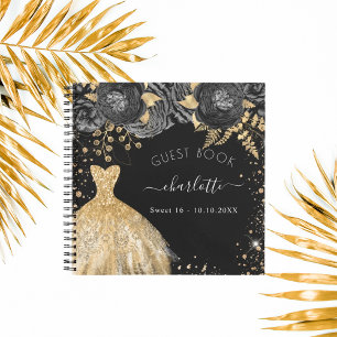 Livre d'hôte Sweet 16 robe de parties scintillant 