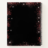 Livre d'hôte Sweet 16 rouge noir robe de parties s (Dos)