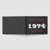 Livre d'hôtes 1974 année Anniversaire Cadeau (Complet)