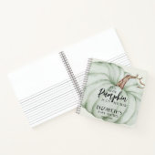 Livre d'hôtes Baby shower Citrouille vert (Intérieur)