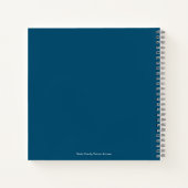 Livre d'hôtes Baby shower méduse Boy Blue (Dos)