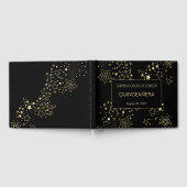Livre d'hôtes Black and Gold Quinceanera (Complet)