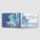Livre d'hôtes Blue Floral Mariage (Complet)
