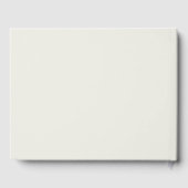 Livre d'hôtes Bold Modern Off White Mariage (Verso)