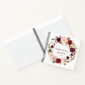 Livre d'hôtes de la couronne de fleurs roses de Ma (Intérieur)