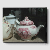 Livre d'hôtes de la maison d'hôtes de thé en angla (Verso)