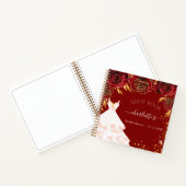 Livre d'hôtes douche de nage rouge or robe blanche (Intérieur)