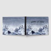 Livre d'hôtes Dusty Blue Watercolor Mariage (Complet)