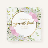 Livre d'hôtes Fête des mariées de printemps Fleur  (Devant)