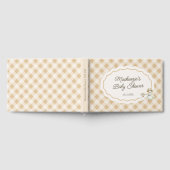Livre d'hôtes Goose & En vichy Baby shower (Complet)