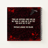 Livre d'hôtes Haunted Castle Halloween de Dracula (Dos)