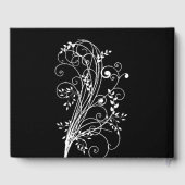 Livre d'hôtes Mariage Black Floury (Verso)