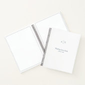 Livre d'hôtes Mariage blanc simple et moderne (Intérieur)