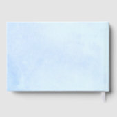 Livre d'hôtes mariage Blue Peony (Verso)