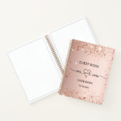Livre d'hôtes mariage blush rose or m. mrs (Intérieur)