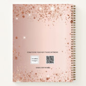 Livre d'hôtes mariage blush rose or m. mrs (Dos)