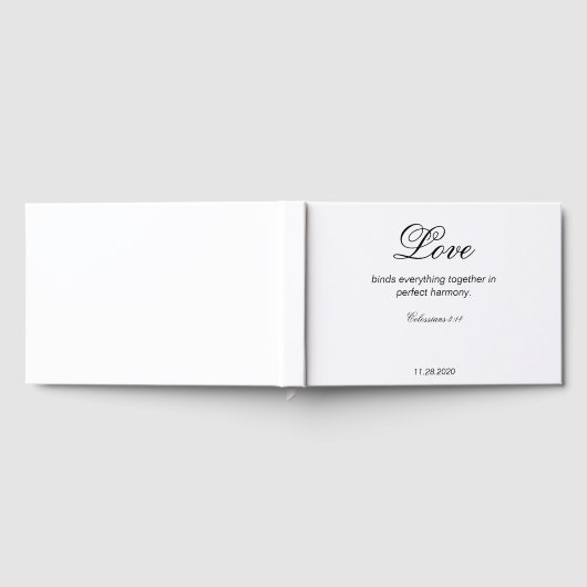 Livre d'hôtes Mariage Colossians (Complet)