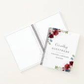 Livre d'hôtes Mariage de automne de l'aquarelle fl (Intérieur)