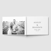 Livre d'hôtes Mariage de luxe noir et blanc (Complet)