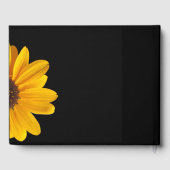 Livre d'hôtes Mariage de tournesol (Verso)