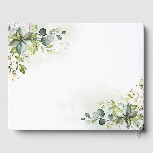 Livre d'hôtes Mariage de verdure (Verso)