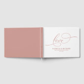 Livre d'hôtes mariage Elegant Rose Gold Foil (Complet)