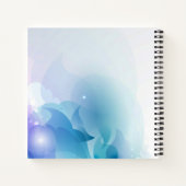 Livre d'hôtes Mariage Floral Bleu et Violet (Dos)