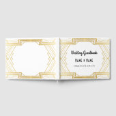 Livre d'hôtes mariage Gatsby Art Déco 1920's Gold (Complet)
