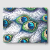 Livre d'hôtes mariage Majestic Peacock (Verso)