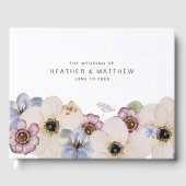 Livre d'hôtes Mariage moderne (Recto)