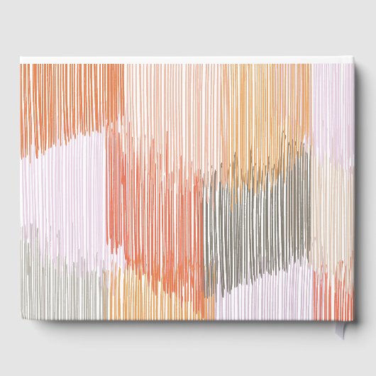 Livre d'hôtes Mariage moderne Fringe (Verso)