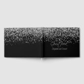 Livre d'hôtes Mariage noir et argent (Complet)