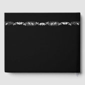 Livre d'hôtes Mariage noir et blanc (Verso)