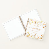Livre d'hôtes mariage or blanc étoiles élégant (Intérieur)