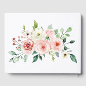 Livre d'hôtes Mariage Rose (Verso)