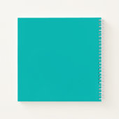Livre d'hôtes Mariage Turquoise moderne (Dos)