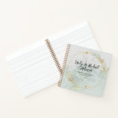 Livre d'hôtes mariage - Verdure or botanique (Intérieur)