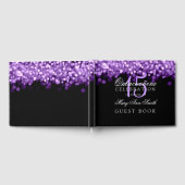 Livre d'hôtes Quinceanera Purple Lights (Complet)